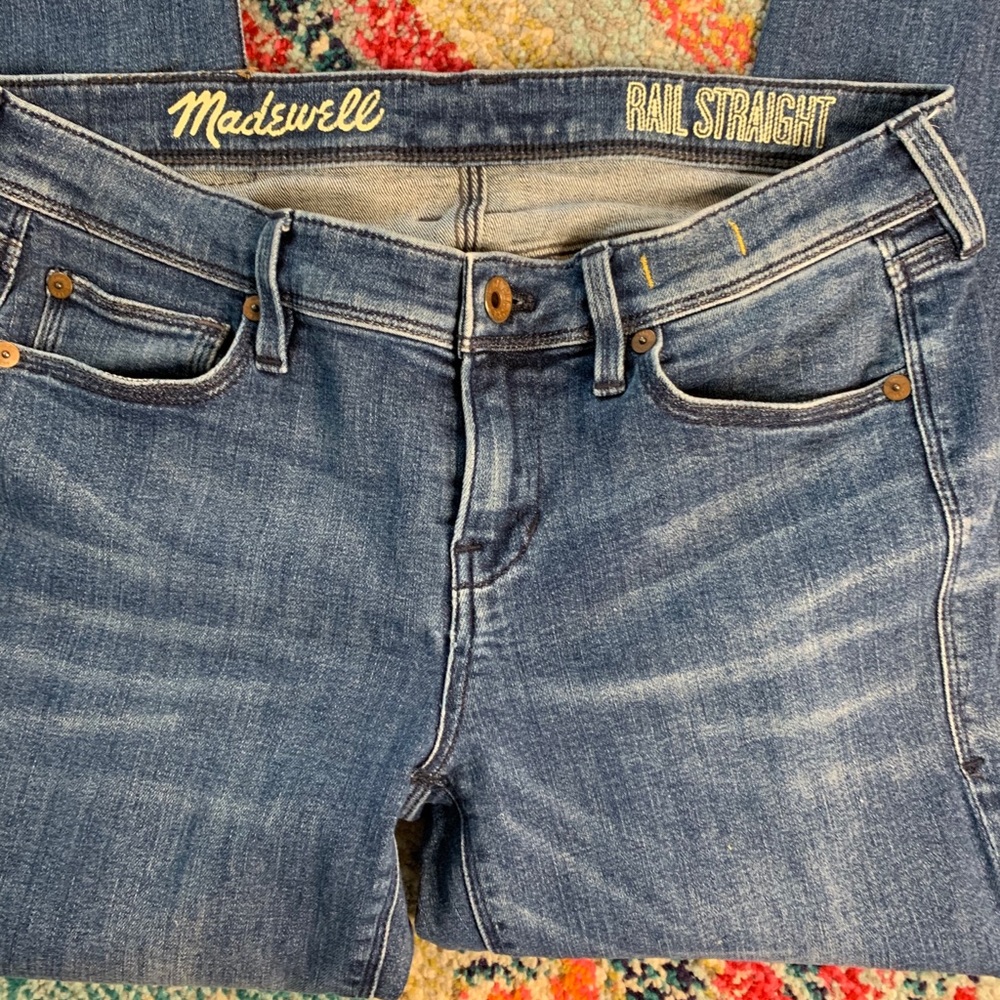 ❌SOLD❌MADEWELL Rail Straight Distressed 27x34